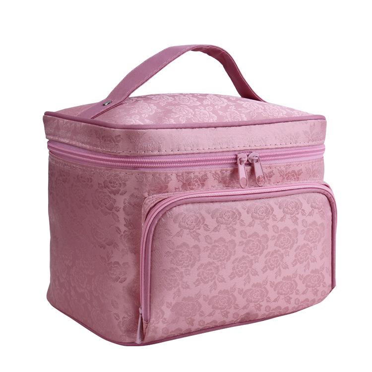 

And Durable Convenient Makeup Bag Women Fashionable And Versatile Street Style рожевий