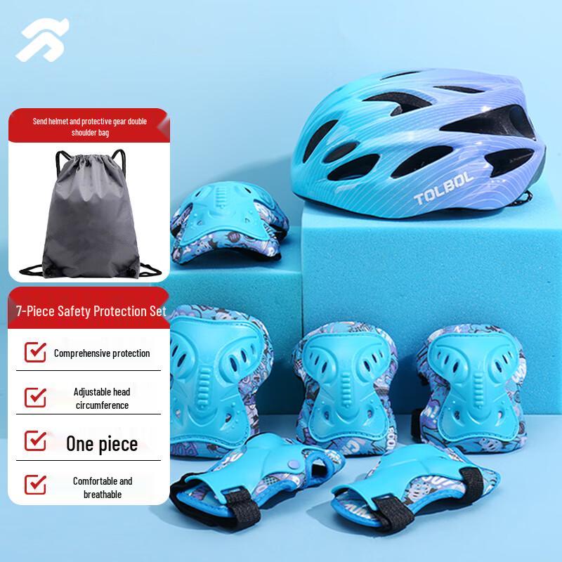 Kids  Multi-Sport Helmet & Protective Gear Set