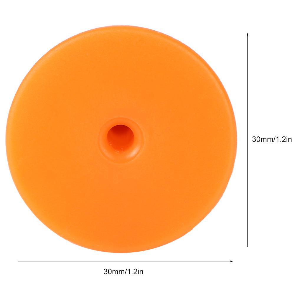 100pcs Livestock Number Ear Tag Label Marker Accessory for Pig Cow Sheep AnimalOrange Round 30x30mm