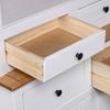 Highboard White 93 x 40.5 x 180 cm Pine Wood Panama