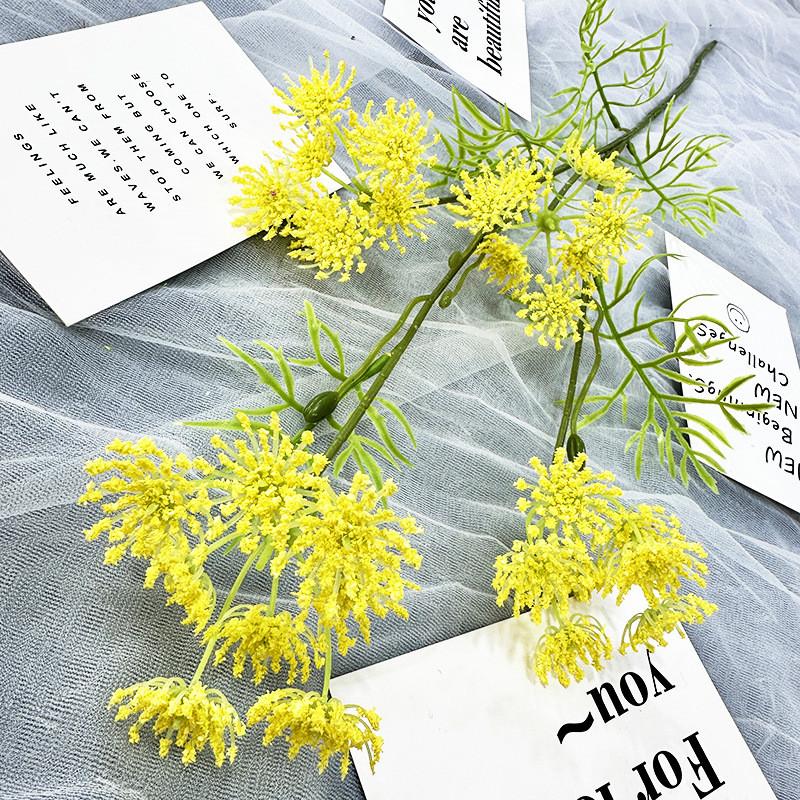 Plants Faux Flowers Plastic Wedding Wall Decor For Photography Arrangement Home