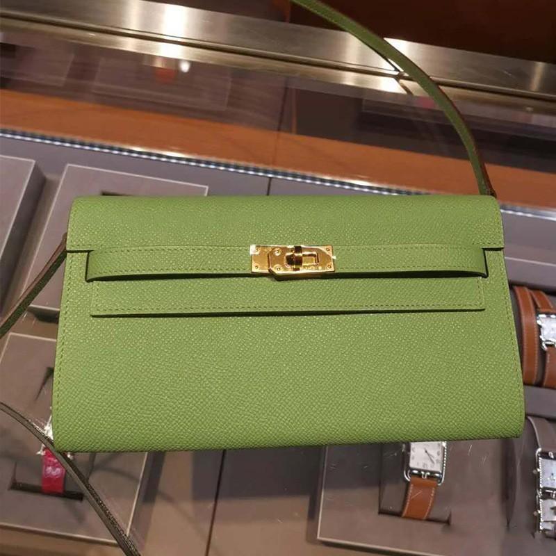 

Новый кошелек Togo, женская длинная ручная сумка из воловьей кожи, сумка на одно плечо, диагональная сумка для телефона с зажимом для денег, функциональная сумка для карт