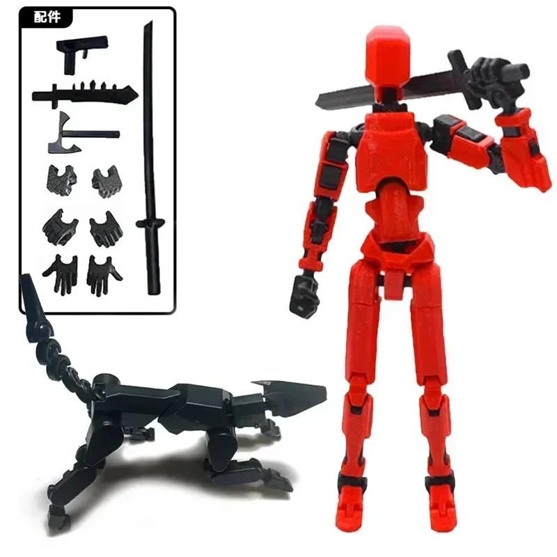 2PCS 13 Joints Figure Articulate Movable Dummy Doll Diy Assembly Toy 3D Printed Action Figure Stop Motion Animation Dummy