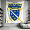 Bosnia and Herzegovina Wall Tapestry Aesthetic Wall Hanging Printed Fabric Blanket Decorative Tapestries for Bedroom Living Room Home Decor