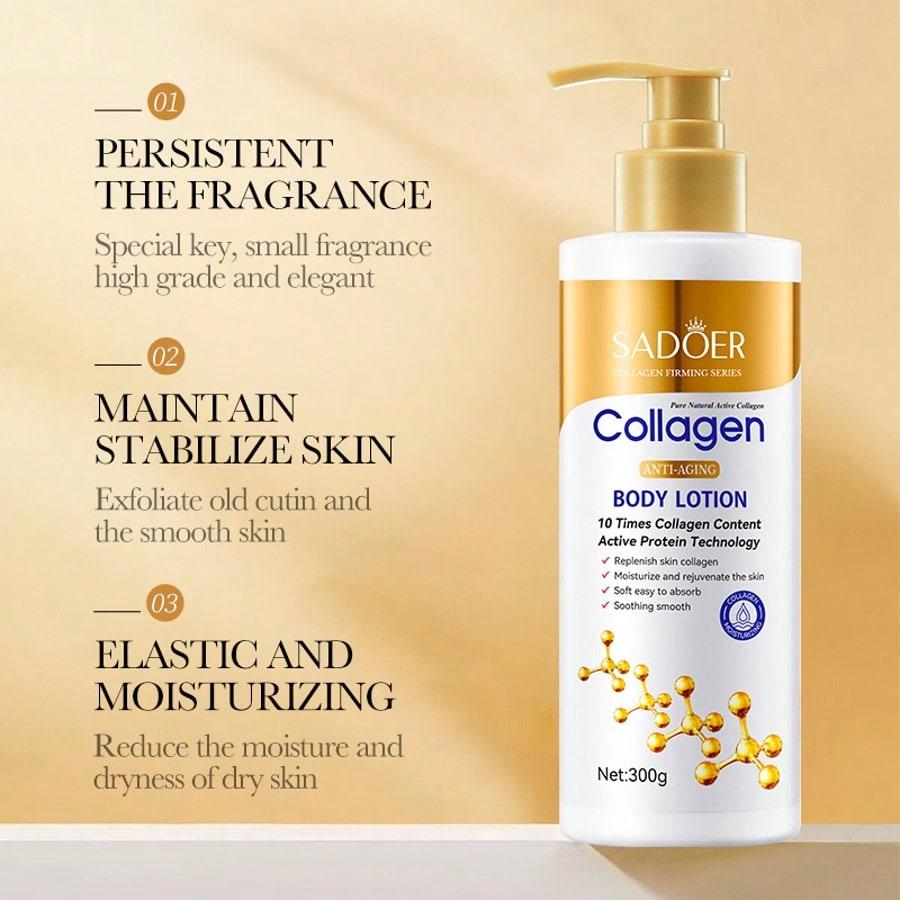 1PC Bone Collagen Body Lotion,Replenish Skin Collagen,Soothing Smooth,Nourish Tender Smooth Skin,Moi