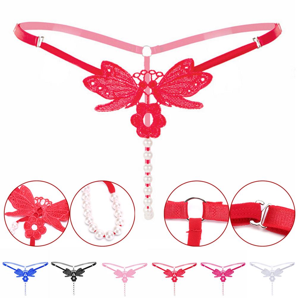 6Colors Women Crotch Flirt Briefs Clit Bead Vagina Stimulator Adult Game Sexy BDSM Tools Sex Toys Erotic Fetish