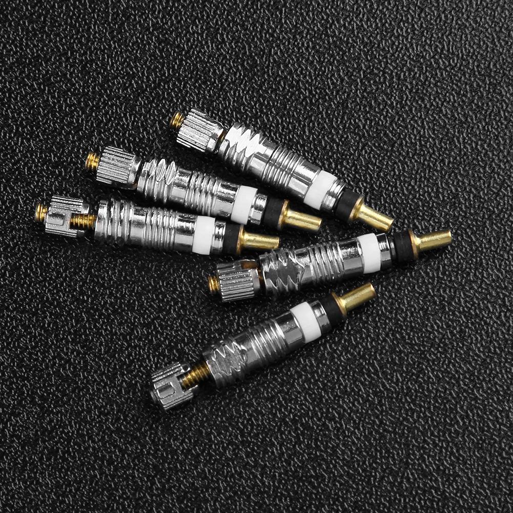 5/10Pcs Detachable Presta Bicycle Valve Core Replacement Brass CNC FV MTB Road Bike Tire Tubes Service Parts Repair Tools