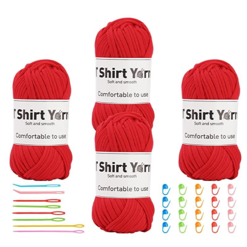 20Pieces Crochet Yarns for Beginner Hobbyist Crafting Carpet Rug Hanging Decoration