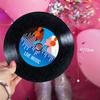 60 PCS Records Bulletin Board Cutouts, 10 Designs Bulletin Board Decoration Erasable with PET Film Jazz Rock Music Project Decoration Party Supplies