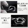 YINKE Key Chain, Carabiner, Car, Motorcycle, Keyring, One-Touch, Durable, Stylish, Lightweight, Easy To Install, Black, Men's
