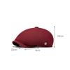 Men Women Spring Summer Beret British Solid Color Forward Cap Outdoor Sun Protection Newsboy Hat