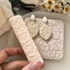 Soft Pottery Clay Roller Irregular Crack High-precision Texture Roller for Clay Decoration Soft Pottery Earring Production