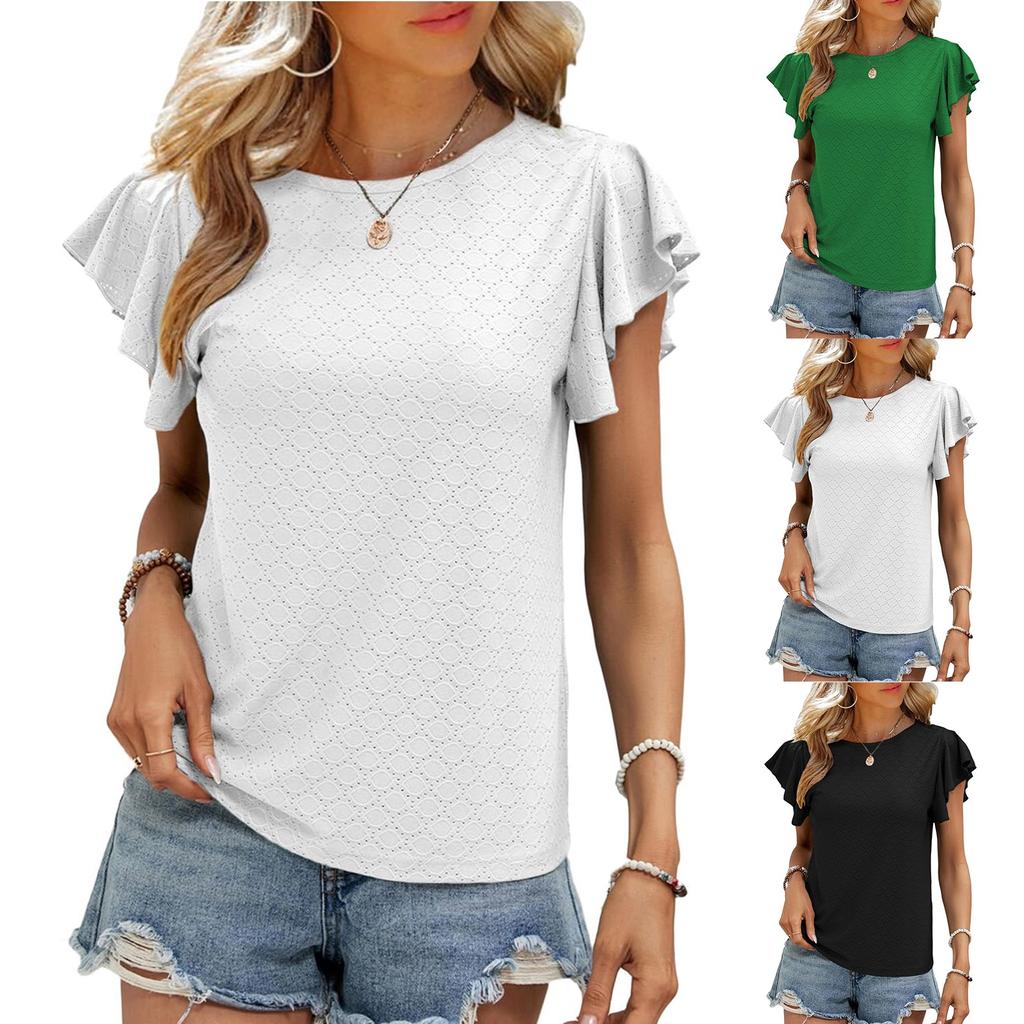 Dámské ležérní volné košile Módní topy Trička Tričko