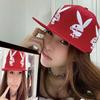 American Hiphop Bunny Baseball Cap With Breathable Fabric For Summer Casual Wear