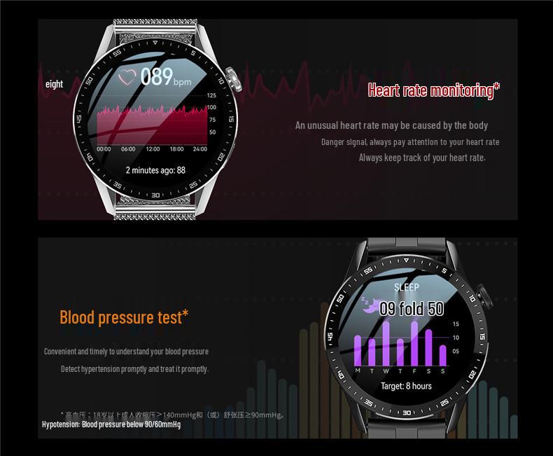 2025 Huaqiangbei Modell T05: High-End Smartwatch mit NFC, Wasserdicht, Multifunktional, Unisex-Design