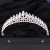 DIEZI Koreanisch Süß Niedlich 6 Farben AB Kristall Tiara Krone Für Damen Mädchen Hochzeit Elegant Luxuriös Prinzessin Party Haarschmuck Schmuck