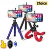 Compact octopus mini tripod with phone monopod and smartphone clip versatile mobile camera stand and camera support