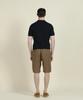 PANICALE Navy Stripe Johnny Collar Polo Knit