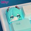 Hatsune Miku Anime Çevre Birimleri Tuş Başlıkları Fufuvocaloid Serisi Çizgi Film Reçine Kişiselleştirilmiş Üç Boyutlu Tuş Başlığı Model Oyuncaklar Hediyeler