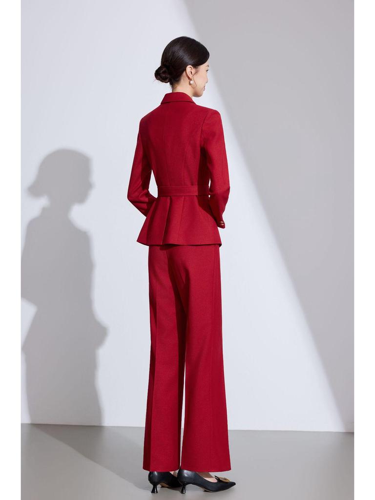 Eleganter Damen-Blazeranzug mit langen Ärmeln: Modern, Luxuriös, Schlankmachend, Lässig, Perfekt für den Arbeitsplatz oder die Ausrichtung von Veranstaltungen.