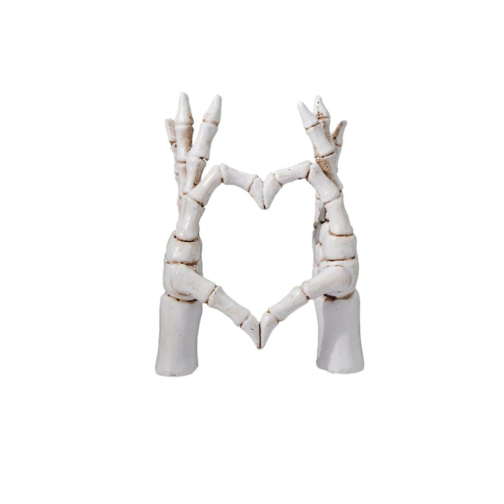 Hand Gesture Desk Statues Love Ornaments,Couple Statue, Creative Wedding Home Desktop Decor,Heart Shape Hand Figurines For Living Room Shelf Coffee