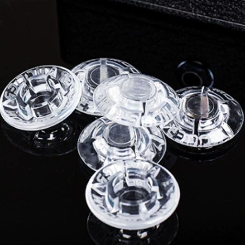 10Pcs Electric Guitar Effect Foot Nail Caps Plastic Footswitch Knobs Pedal Protections Caps Guitar Footswitch Knobs Set