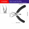 Stainless Steel Jewelry Pliers Toothless Sharp Diagonal Pliers Manual Straight Long Nose Long Nose Pliers Jewelry Findings