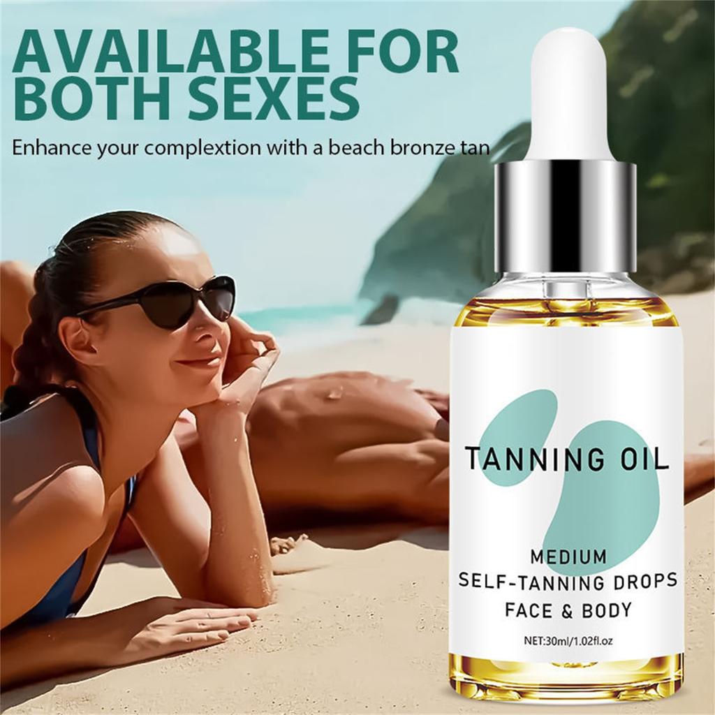 Self Tanning DropsModerate Tan - Color Self Tan Drops For Gradual Glow Vegan And Free 1.01 Fl Oz/30ml