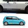 Car Side Door Sticker Vinyl Decal Sport Racing Stripes Graphics Accessories For Volkswagen Up Hatchback Eco VW Cross up Mii