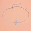 Retro Cross Anklet - Trendy, Fashionable Single-Layer Foot Accessory
