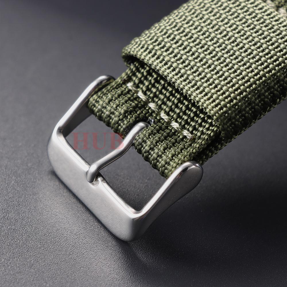 18/20/22mm Nylon Watch Band Braided Nylon Strap for Seiko Men's Army Sports Breathable Fabric Nylon Bracelet Wristbelt for Omega