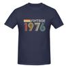 Vintage 1976 50th Birthday Gift Sweatabsorbing Tshirt Street Sports Fashion Sense Tee