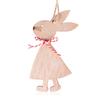 3PCS Natural Wooden Hanging Home Decorations Easter Rabbit Easter Ornaments Wood Crafts Cute Bunny