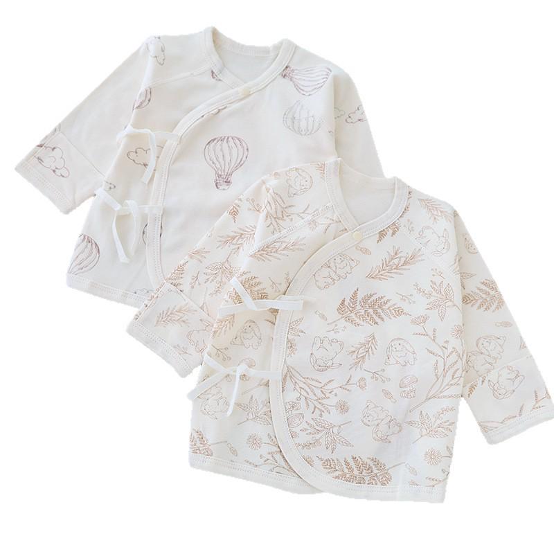 Newborn Soft Cotton Boneless Monk Shirt, 0-3 Months, Spring/Autumn