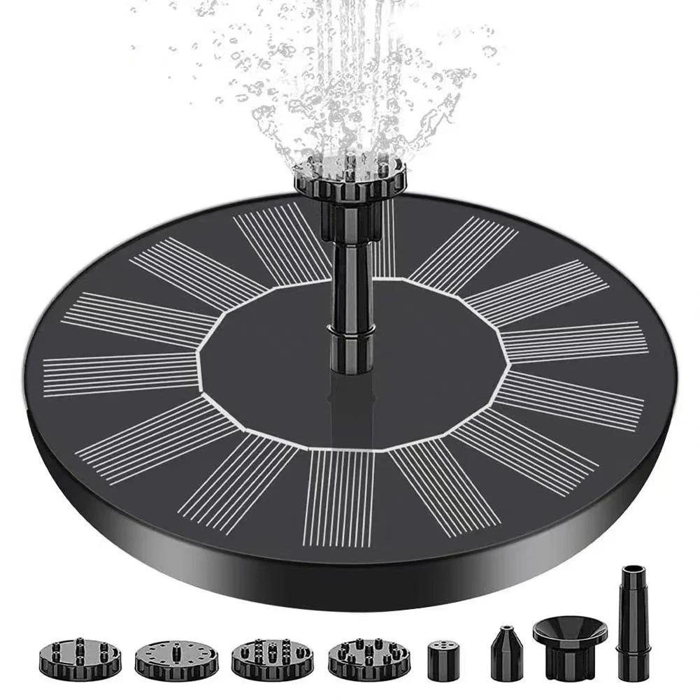Garden Outdoor Pond Water Feature Floating Water Pump Universal Pool Decor Solar Fountain Pump For Fish Tank