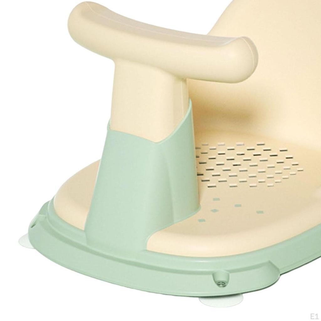 Cute Bath Seat Support Chair with Suction Cup for Newborn Bathroom Shower Toddler Kids