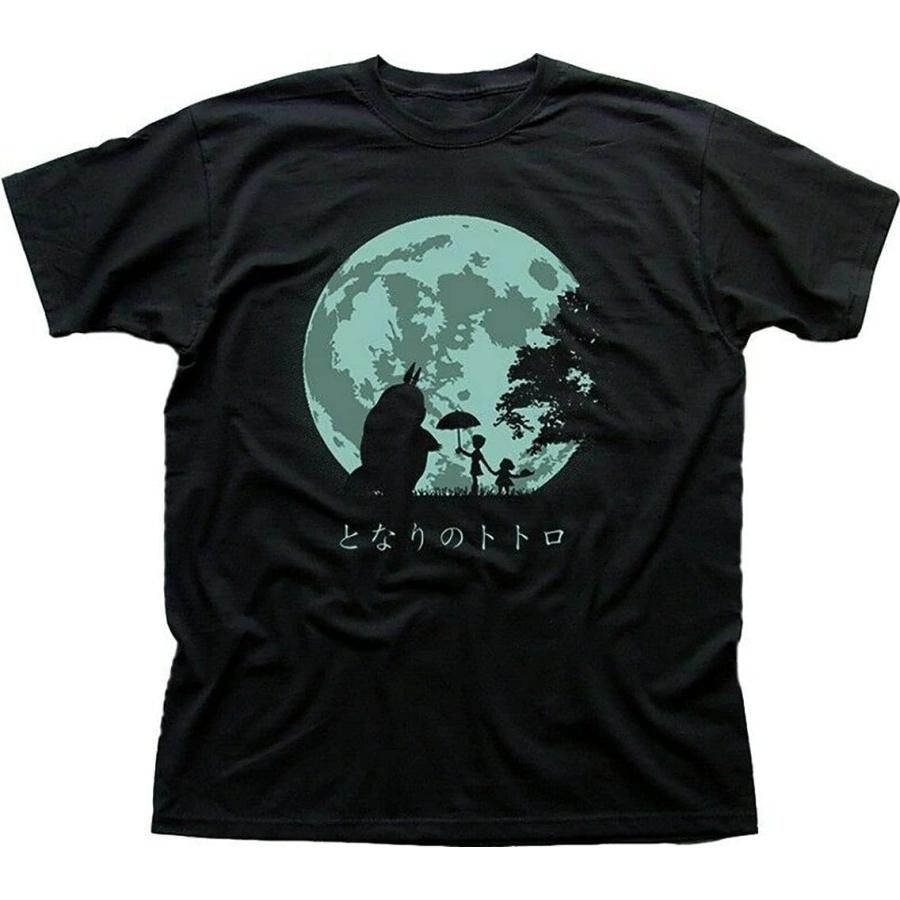 Peter Dawson Apparel My Neighbor Totoro Happiness Black t-Shirt FN9407, Black, 3X-Large XXXXXL разноцветный