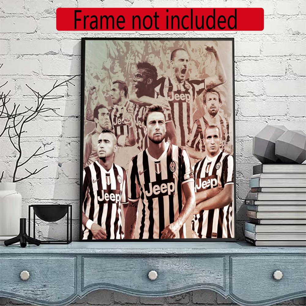 Juventus 5D Diamond Painting Round Diamond Rhinestones Mosaic Diamond Embroidery Wall Paintings Rhinestones Gift Frameless