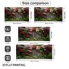 2D Lush Blooming Rose Fence Backdrop for Springtime and Bridal Photoshoot