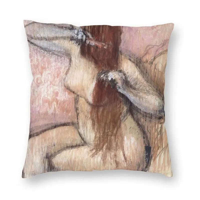 Edgar Degas Ballerina On Pointe Dancer Cushion Cover Impressionism Artist Oil Painting Throw Pillow Case Home Decor Pillowcase