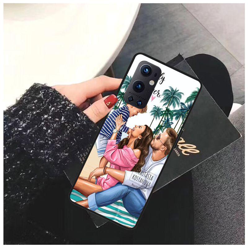 For OnePlus Nord N10 N100 Case CE 5G Funda Baby Mom Girl Soft Cases for One Plus 6 5T 6T 7T 8T 8PRO 9PRO Phone Cover Coque