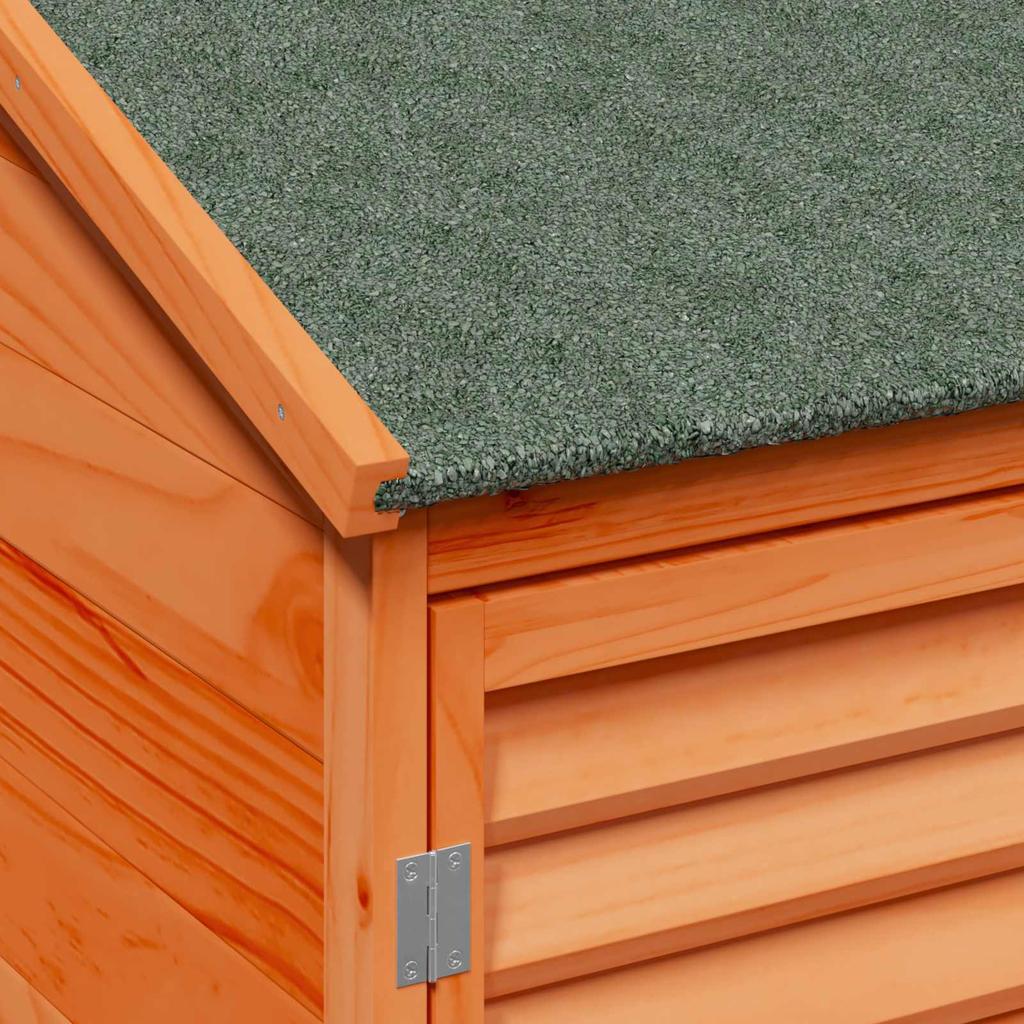Garden Shed Brown 106 x 56 x 176.5 cm Solid Spruce Wood
