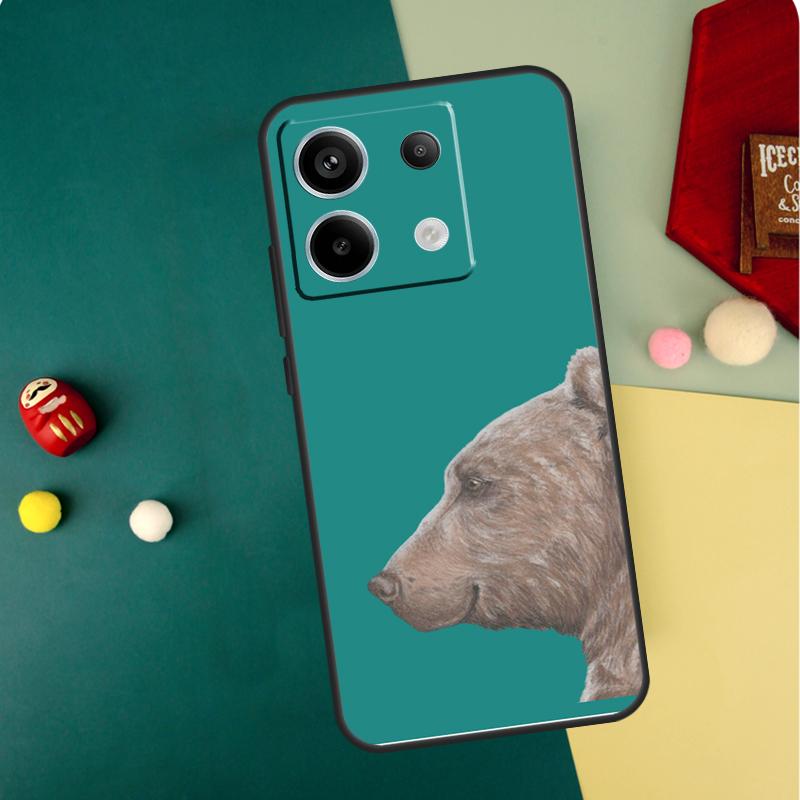 

Cartoon Grizzly Bear Case For Xiaomi Redmi Note 14 13 12 11 10 9 15 Pro Plus Redmi 15 14C 13C 10C 12C 15C Funda Redmi Note 14 Pro 5G