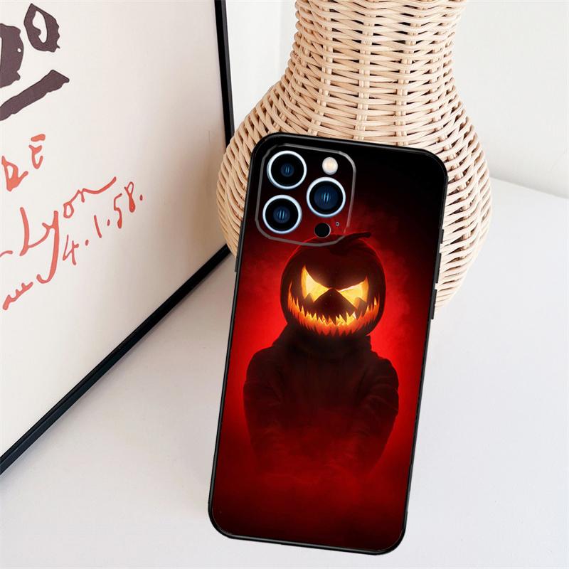 Halloween Pumpkin Ghost Mummy Phone Case For iPhone 17 Pro Max 16 15 11 12 13 14 Pro Max mini 15 16 Plus 16e 17 Air Cover