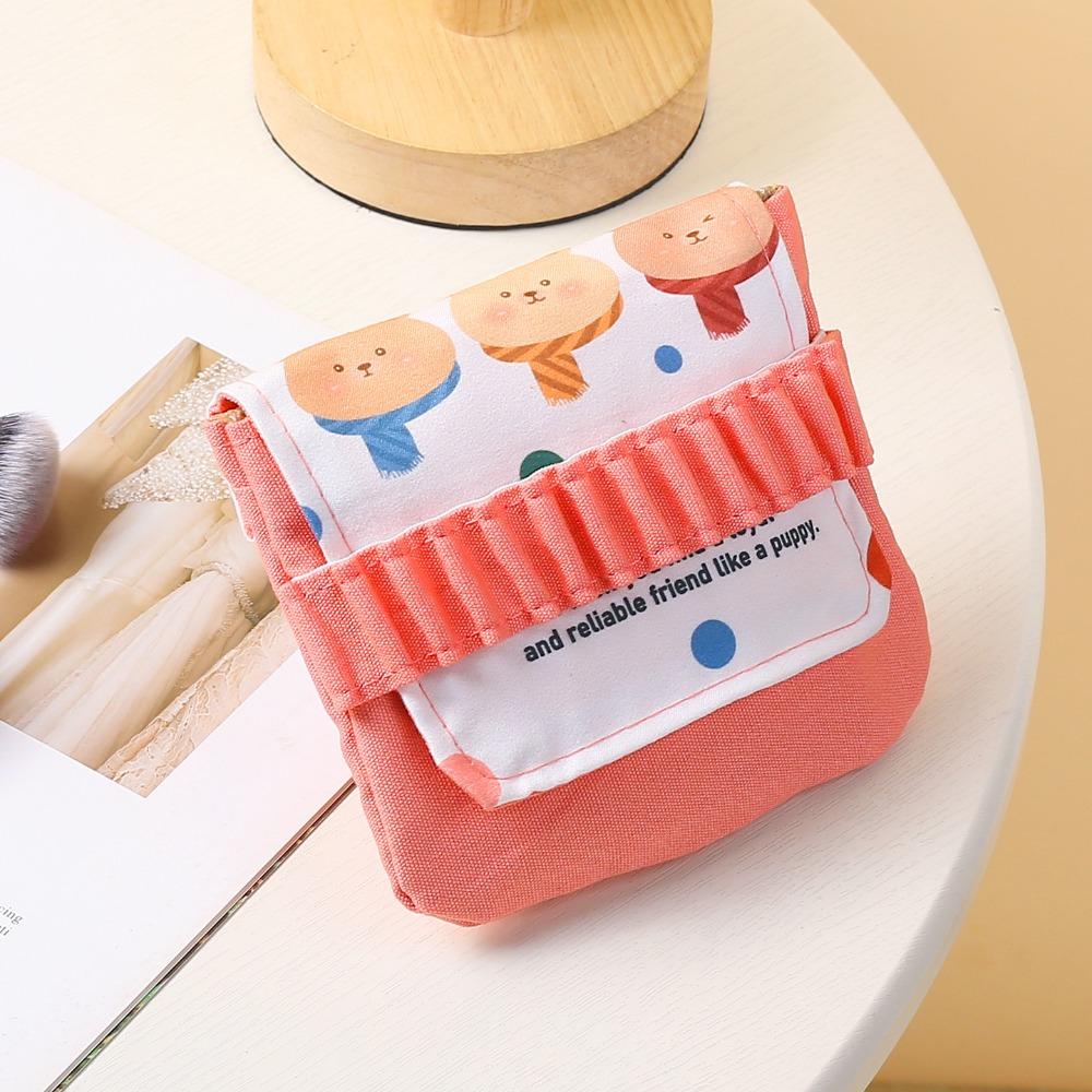 Mini Data Cables Organizer Sanitary Pads Bag Multipurpose Large Capacity Cosmetic Bag Coin Purse