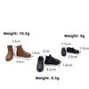 1Pair High Quality Fashion 1/6 Doll Shoes Plastic Multistyles Male Doll Boots Doll Casual Wear Shoes Fit Foot Length 2cm Dolls