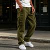 Herren-Jogginghose mit 4 Taschen, elastischer Bund mit Kordelzug, gerade Beine, Trainingshose