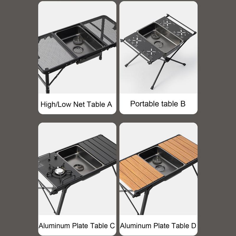 Camping Sink Stainless Steel Portable Sink for Camping Dishpan Washing Up Bowl Dish Tub With Drain Plug for Laundry Picnic