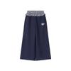 Kids Girl's Plaid Wide-Leg Pants