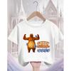 Moda Estiva Strada Popolare Cartone Animato Casual Bambini Grizzy and the Lemmings Crew Maglietta Girocollo